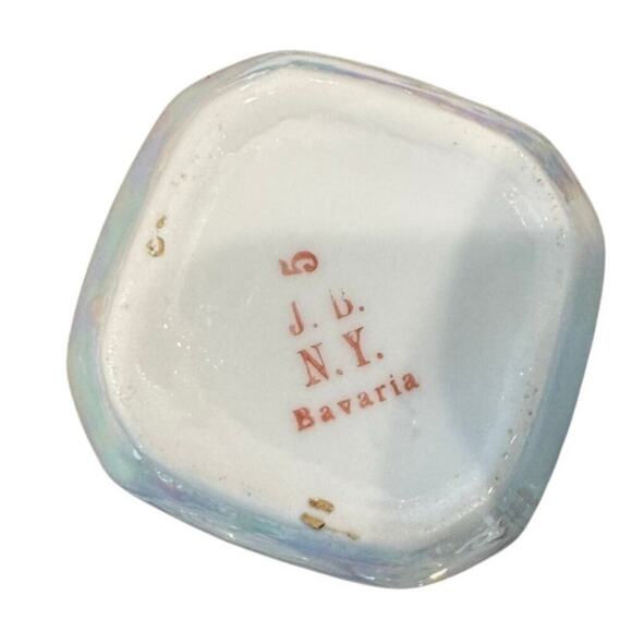 Antique Lusterware Canisters w/ Lid Germany Kitchen Barley Allspice Nutmeg Spice - Picture 2 of 13